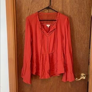 Pixley long sleeve -M- Orange